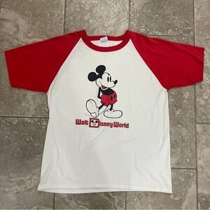 Vintage Disney Tee 80s Walt Disney World Mickey Mouse Single Stitch Size x-large